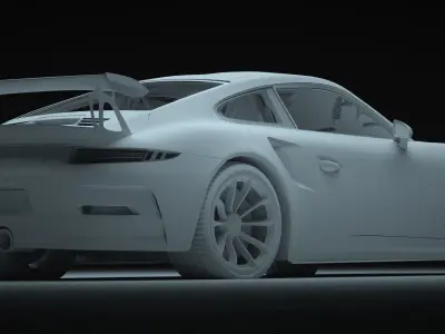 Porsche GT3 RS 3D model