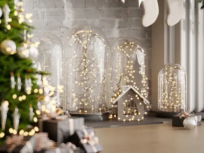 Christmas set 3D model