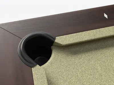 Billiard Pool Table 9-foot 01 3D model