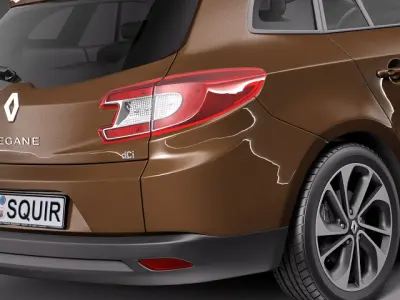 Renault Megane Estate 2014 3D model
