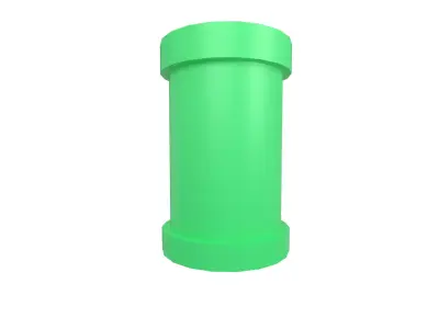 Pipe v5 006 Low-poly 3D model