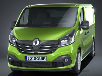 Renault Trafic Cargo 2015-2018 3D model