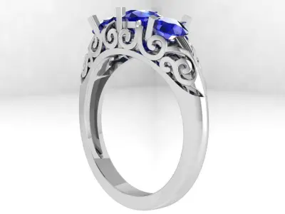 Cushion Engraving Ring 4478 3D print model