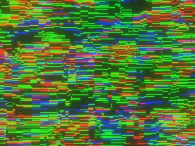 Glitching Animation - made in Blender Low-poly 3D model