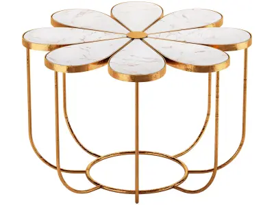 FLOWER SHAPED COCKTAIL TABLE 3D model
