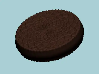 Cookie Mould 06 - Biscuit Silicon Molding 3D print model