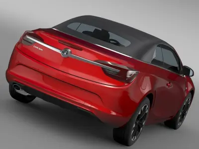Vauxhall Cascada 2017 3D model
