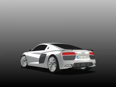 Audi R8 V10 Plus 3D model