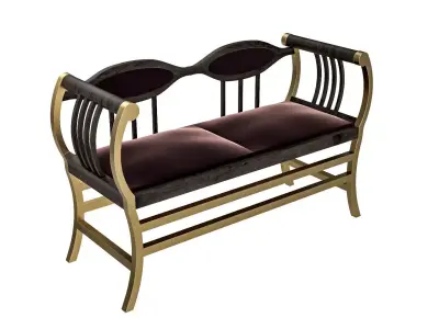classic sofa 1 3D model