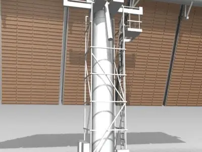 Solar Tower 3D model