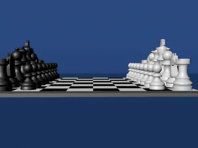 Chess FREE 3D model Free 3D model