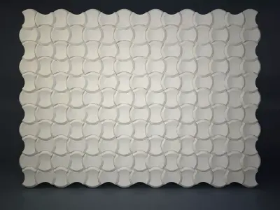 01 3DECOR PATTERN WALL Low-poly 3D model