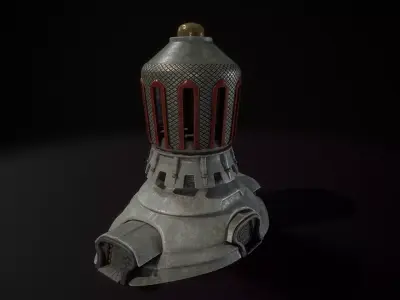 building 17 Low-poly 3D model