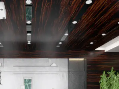 living Italian Milotti room 3D model