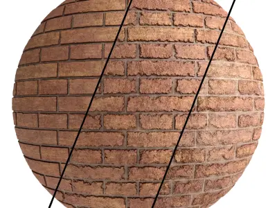 Materials 28- Brick Tiles Pbr-4k-Sbsar Texture