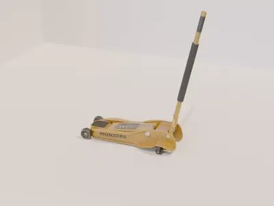 Hydraulic Automotive floor jack 3D model