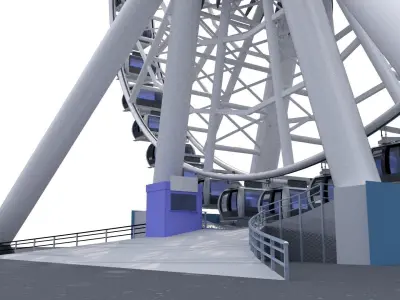 Ferris Wheel 3D model