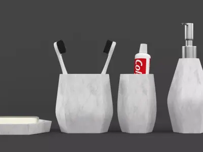 Bathroom Accessories 3D model