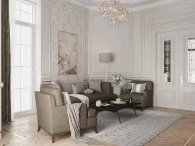 Small livingroom 3D model