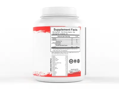 Protein Powder 3D model 58
