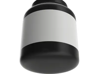 Sport Nutrition Container 05 mockup 3D model