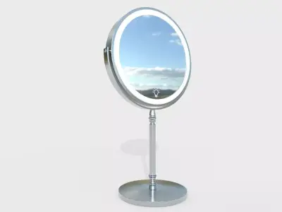 Make Up Mirror 01 Low-poly 3D model