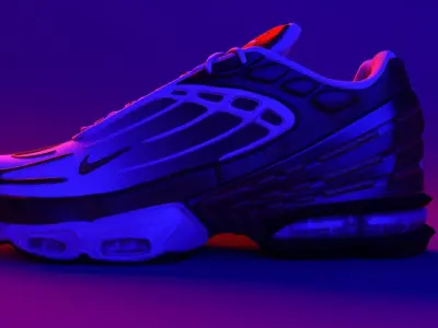 game ready Nike air Tuned3 Low-poly 3D model