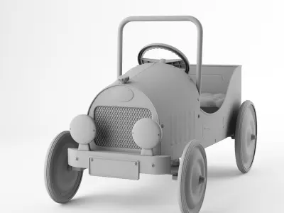 Classic Pedal Car by Baghera 3D model