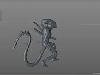 Xenomorph Sculpted Free 3D model