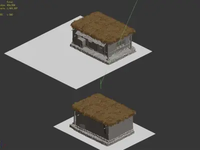gAME Pei Cheng Building - House 03 3D model