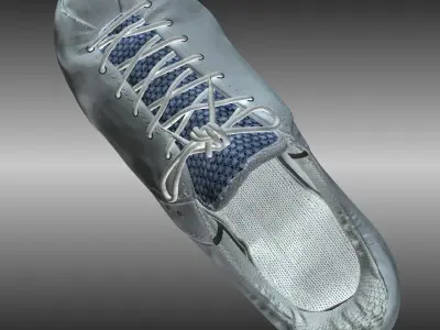 Male shoes Low-poly 3D model