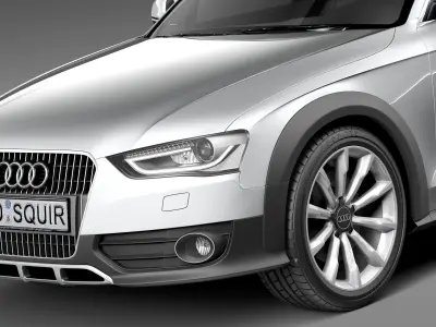 Audi A4 Allroad Quattro 2013 3D model