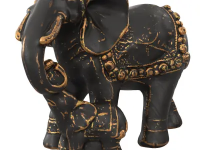 Elephant figurine  3D model
