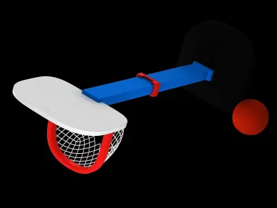  Little Tikes Easy Score Basketball Set Low-poly 3D model