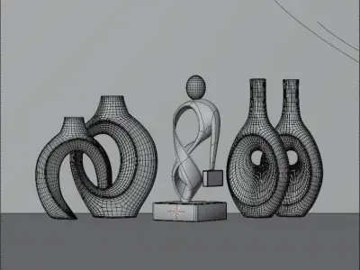 modern vase high quality  3D model