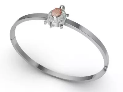 Turtle Bangle 3D print model