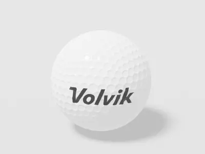golf ball volvik 3D model