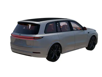 Lixiang L9 2024 Low-poly 3D model