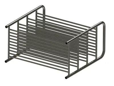 Exquisite Metal Rack 3D print model