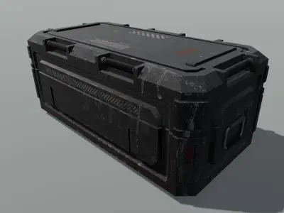 Container 3D Model  Low-poly 3D model