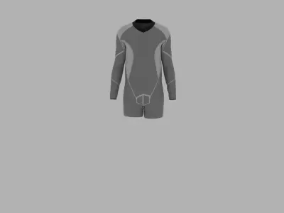 Sport Suit Low-poly 3D model