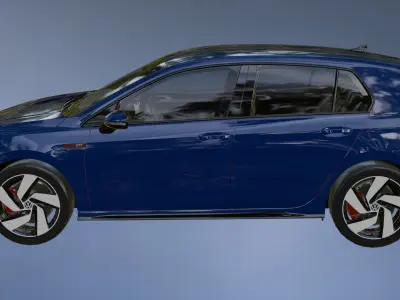 Volkswagen Golf 8 GTI 3D model