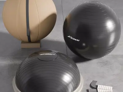 GYM AND FITNESS EQUIPMENT ASSET NO6 A 3D model