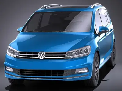 Volkswagen Touran 2016 3D model