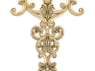 Decorative Plaster 001 3D model