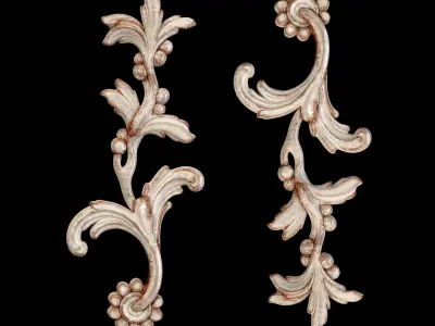 Classic carved 084 3D model