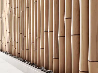 Bamboo decor n18 3D model