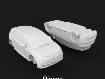 Volkswagen ID3 Ready to Print STL Files 3D print model