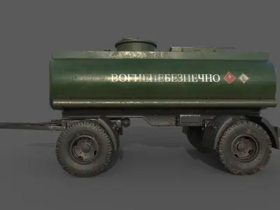 Fuel Trailer 3D model