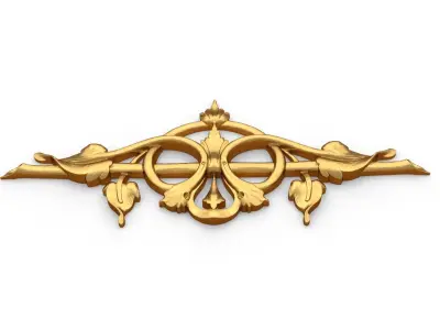 Classic carved decor ornament 502 3D print model